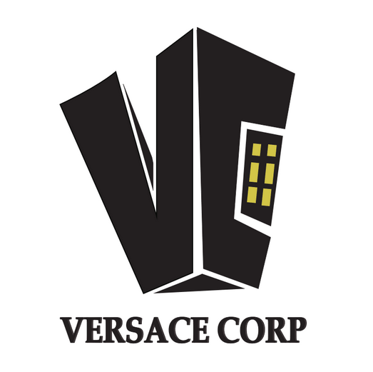 Junior Vanessa Codillas logo design for the fantasy stock company Versace Corp.