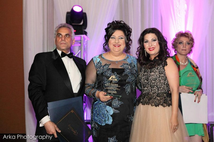 Clark Magnet’s assistant principal Lena Kortoshian wins the “Friend of the Armenian Community” award.