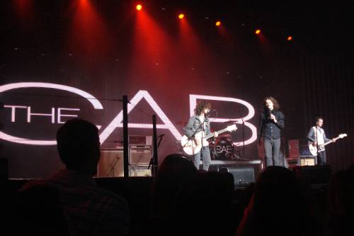 American band The Cab playing at Utahs E Center on 10/16/08.