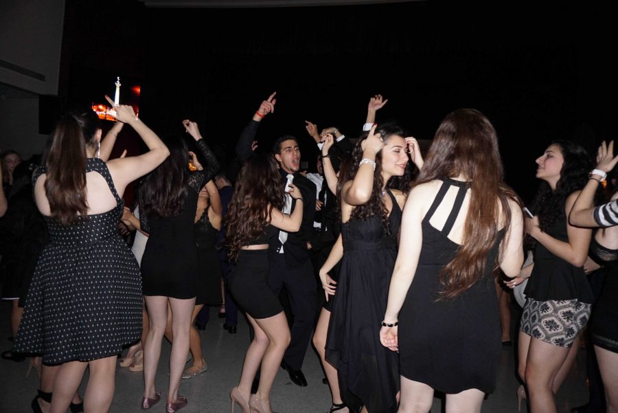 Clark students have fun and dance at the Winter Formal 2015.