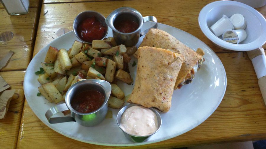 The breakfast burrito at Home in Los Feliz. 