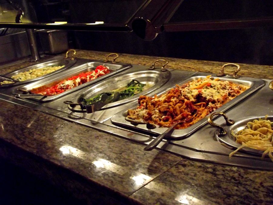 Above are the delicious entrees presented in Vegas Seafood Buffet. Along with them the buffet provides 4 different soups, and countless assortments of meats.