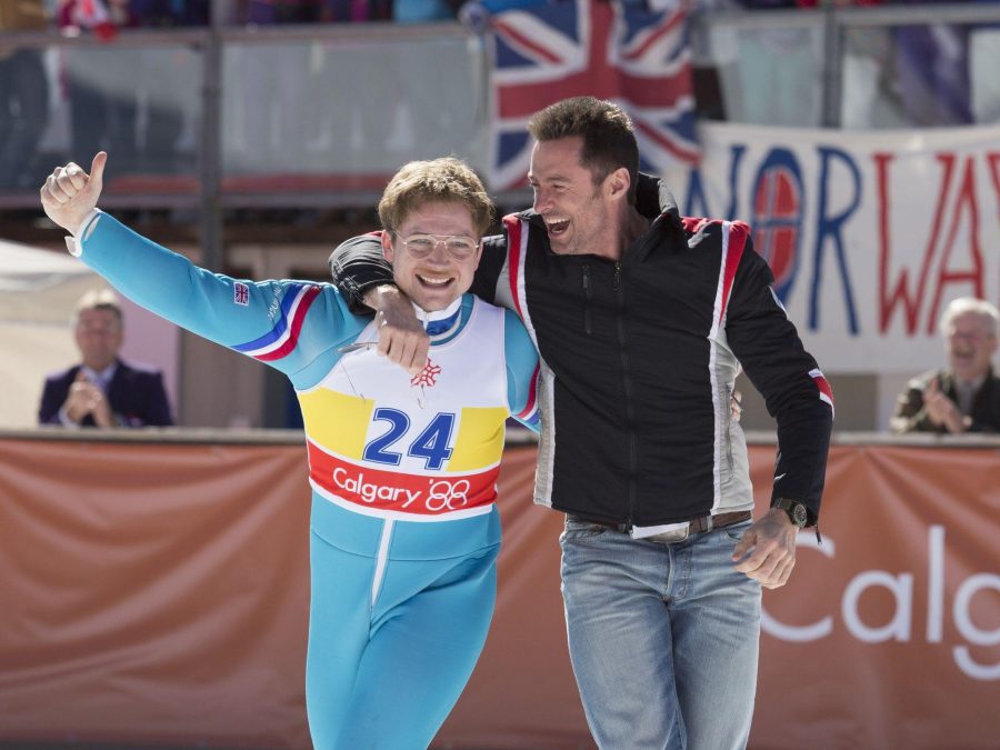 Taron Egerton, Hugh Jackman, and Christopher Walken star in this feel-good movie about a British ski jumper.