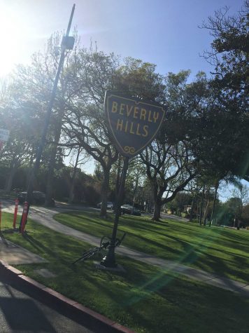 The iconic Beverly Hills sign.