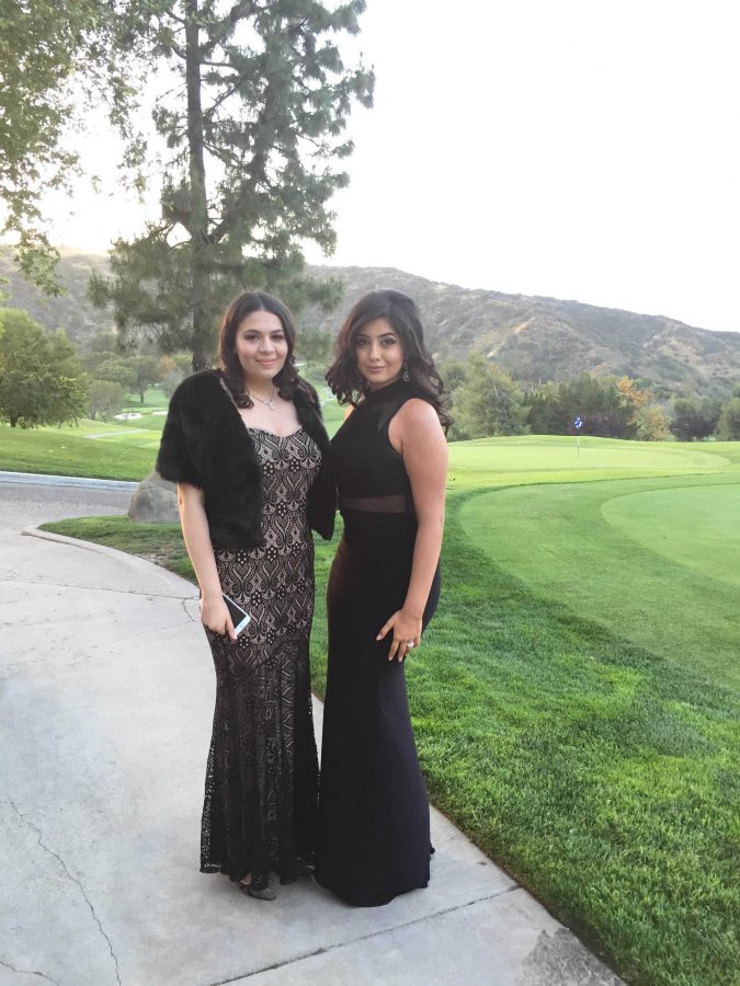 elia Didaryans and I at the Hoover High School prom in Mountaingate Country Club. 