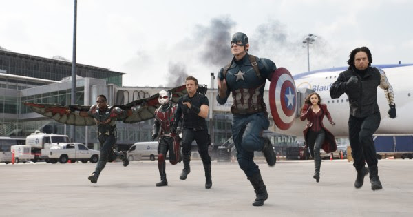 Team Cap runs into action.