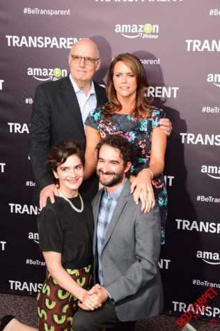 Jeffrey Tambor along with the cast of Transparent