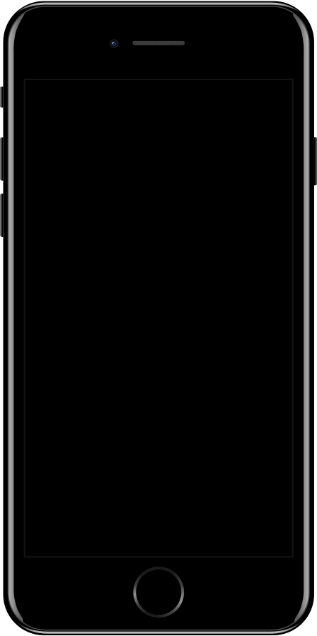 This is a picture of the new iPhone 7 in the glossy Jet Black.
