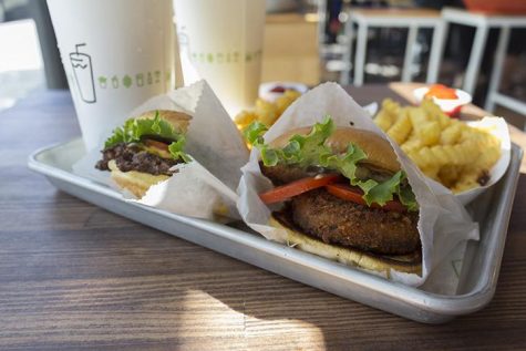 Shake Shack's "shroom burger and shackburger 