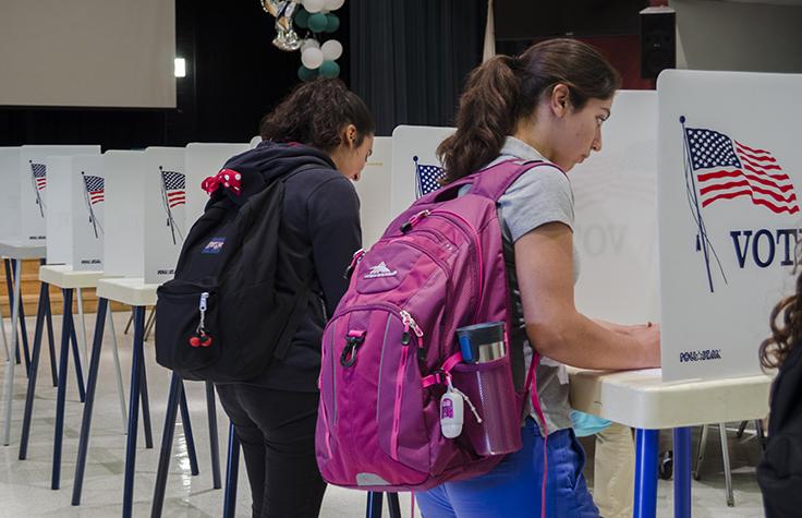 Clark Magnet High School students react to election results