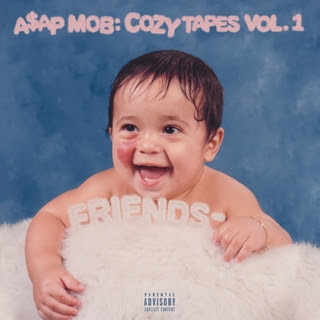 The cover art of the Mob's latest album, which features a baby photo of their late founder, A$AP Yams