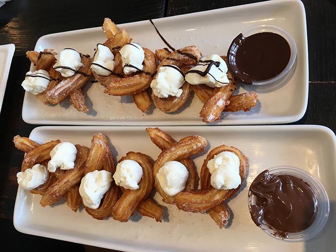 The ice cream churros at Amara are to die for.