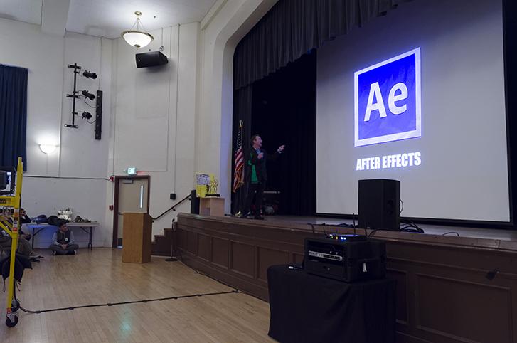 John Over talks about the Adobe software, After Effects.