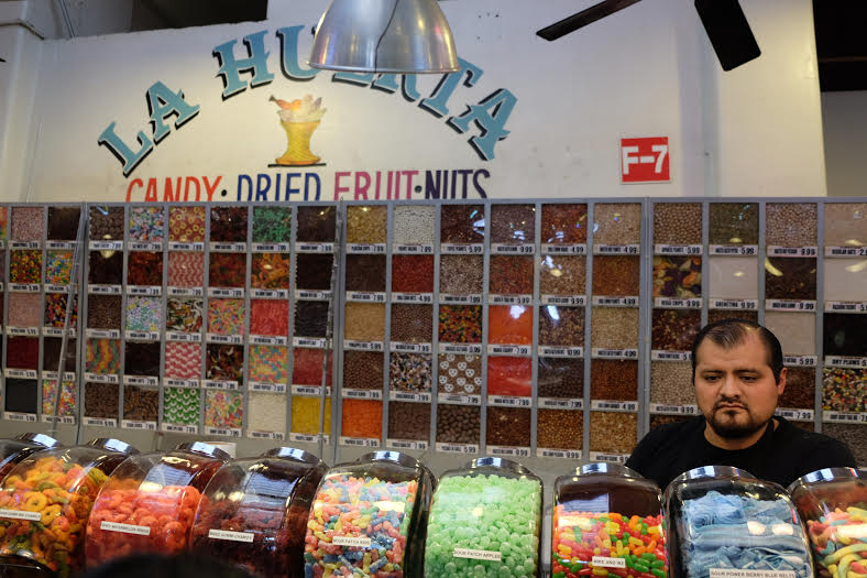 The fruit and candy stand is the oldest stand at Grand Central Market.