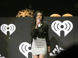 Camila Cabello performs for iHeartRadio, alone. 