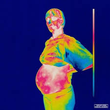 The album cover for Iridescence features a thermo scan of a person.