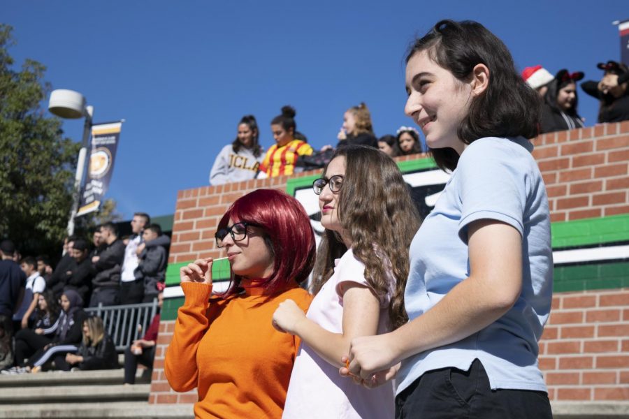 Students enjoy lunchtime Halloween activities at Clark.