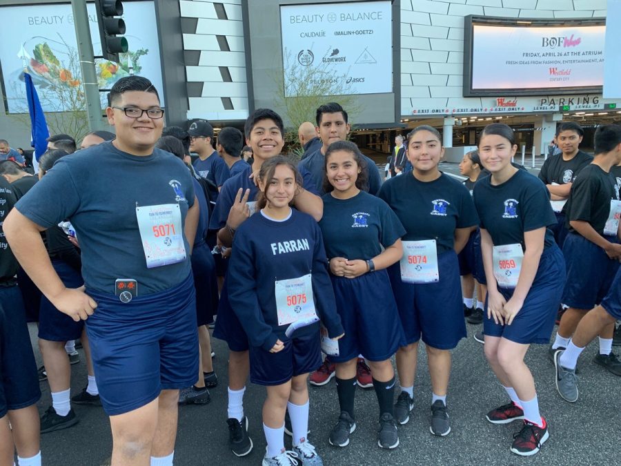 LAPD Cadet Program runners participated in the Run to Remember this year.