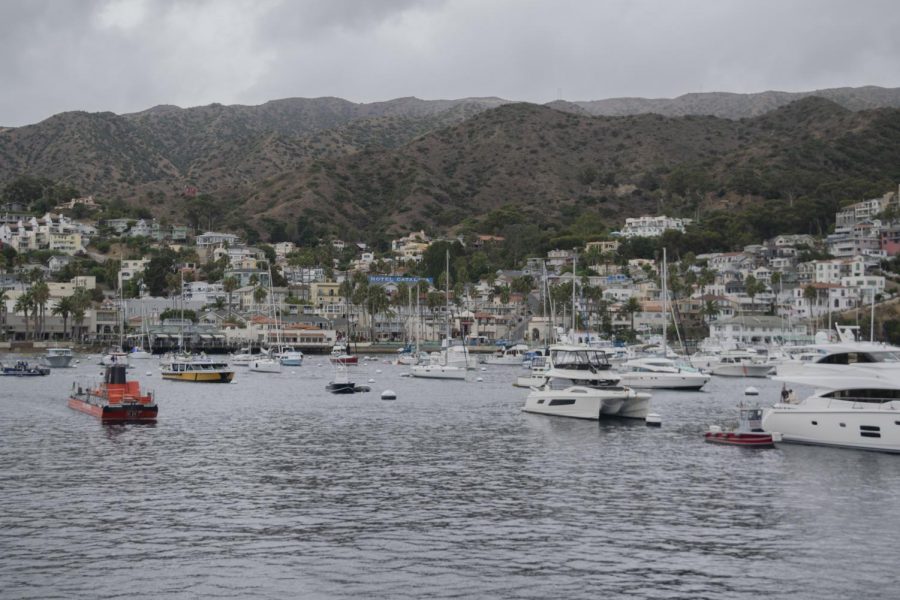 Students arrive and the first thing they view is the beautiful site of the Catalina Island.