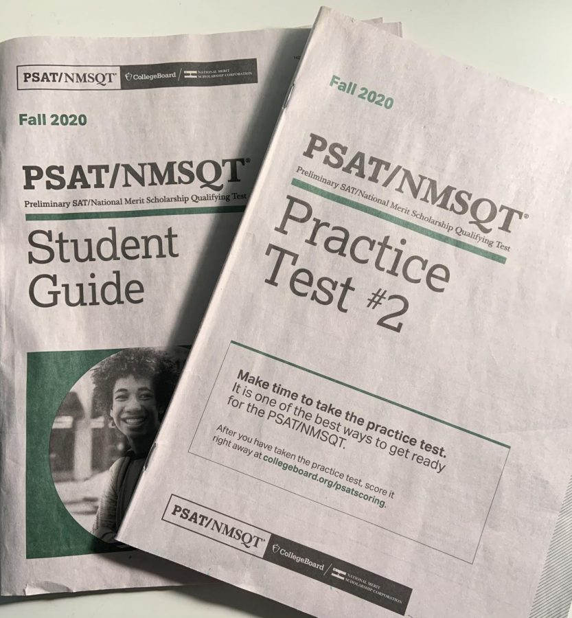 Students take PSAT on a virtually empty campus