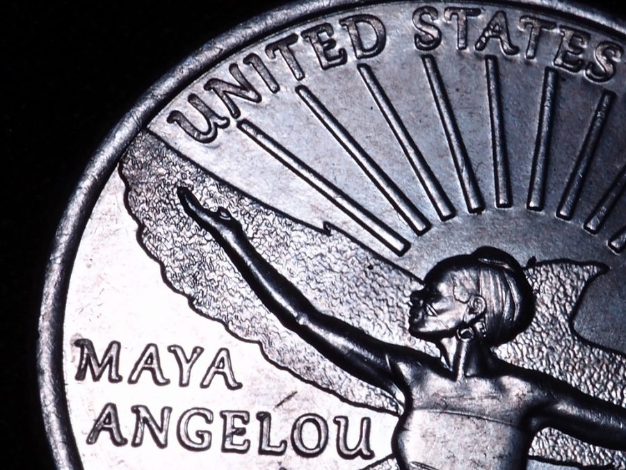 Well-known writer, social activist, and performer Maya Angelou, is the first African American woman to be featured in a U.S. quarter.