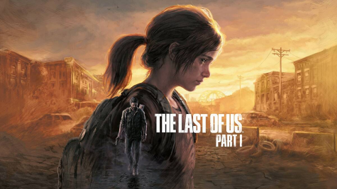The cover image of Joe and Ellie used for the Last Of Us video game.