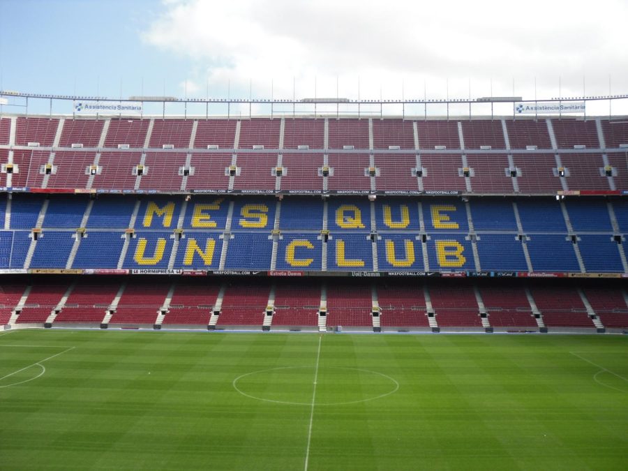 Camp+Nou%2C+home+to+the+iconic+Futbol+Club+Barcelona+serves+as+the+backdrop+for+the+Prime+Video+series+%E2%80%9CFC+Barcelona%3A+A+New+Era%E2%80%9D.+