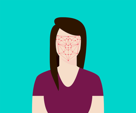 The face identification feature using 3-D laser sensing to identify the user.