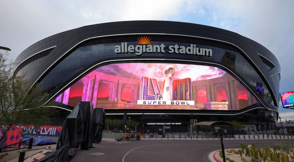 The 2024 Super Bowl stadium where Beyonce’s ad with Verizon was seen all over the screens