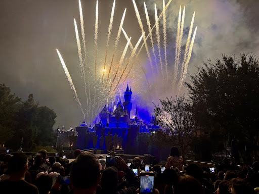  Disneyland Park's fireworks show.
