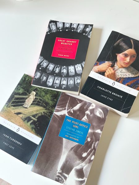 Classic books published by Penguin Random House and New York Review of Books.