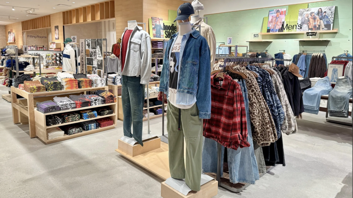 Inside of Urban Outfitters